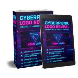 Cyberpunk Animated Logo Reveal