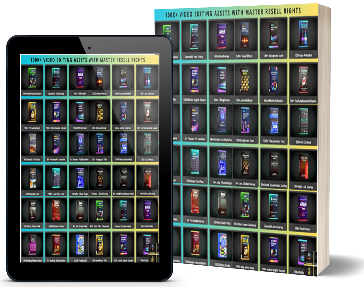 Over 100,000 Video Editing Assets Bundle 2.0