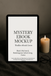 Mystery eBook iPad Mockup – Perfect for Canva, Bookstagram & Self-Published Authors