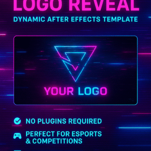 Cyberpunk Animated Logo Reveal