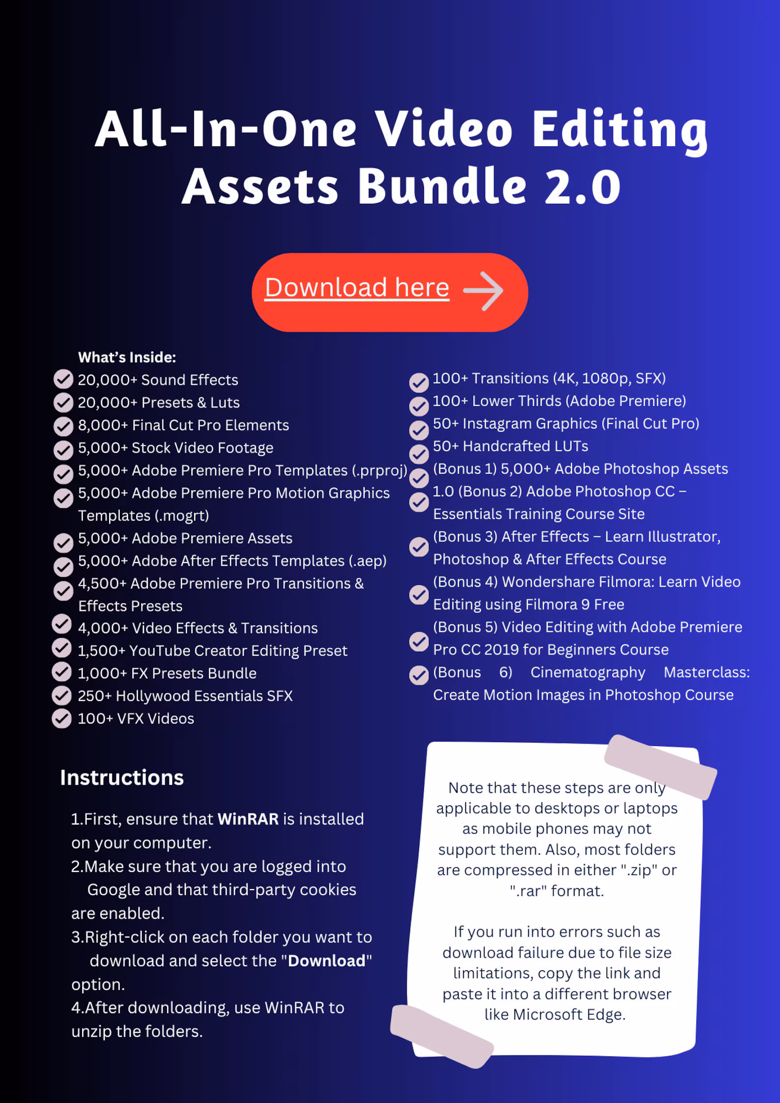 Over 100,000 Video Editing Assets Bundle 2.0 - Image 4