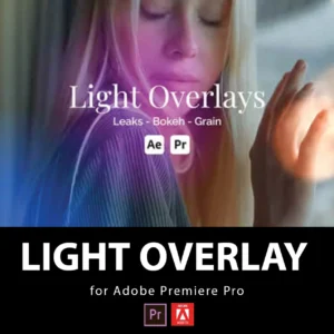 Lens Light Leaks and Bokeh Visual Effects Overlay