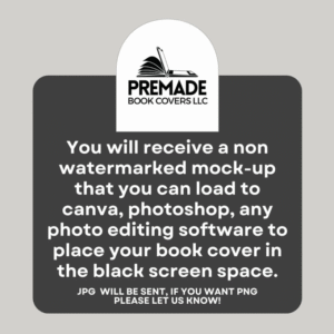 Mystery eBook iPad Mockup – Perfect for Canva, Bookstagram & Self-Published Authors