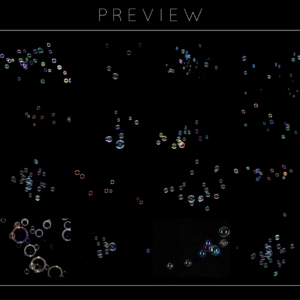 🫧 Magic Bubbles Overlay Pack – 80 Realistic Effects for Dreamy Photos