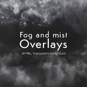 🌫️ 80 Dreamy Fog & Mist Overlays – Instantly Add Atmosphere to Your Photos