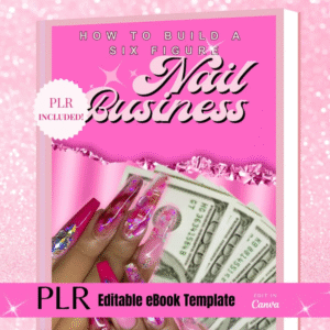Nail Business, Canva eBook Template, DFY, Passive Income