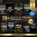 Health & Fitness Planner Collection | Done-For-You PLR Bundle with Resell Rights