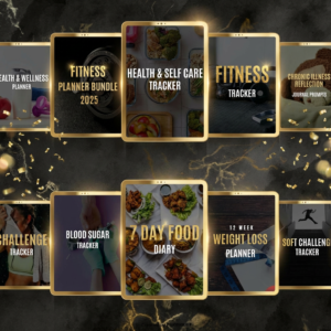 Health & Fitness Planner Collection | Done-For-You PLR Bundle with Resell Rights