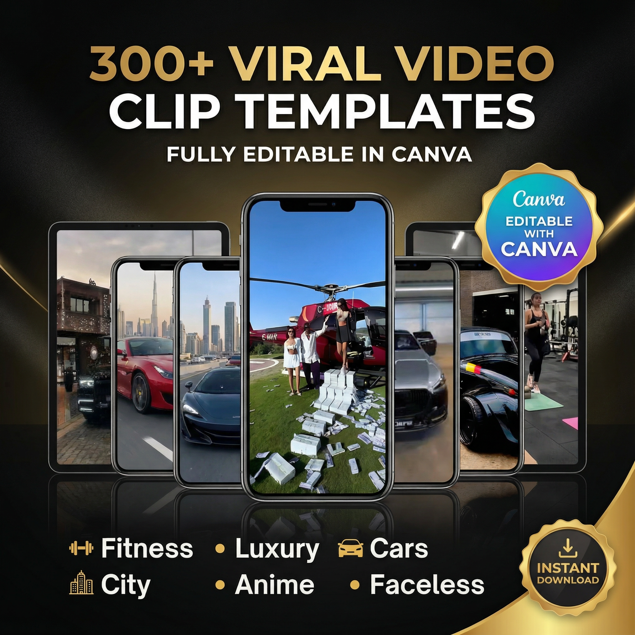 +300 Male Fitness Reels Faceless Bundle – MRR/PLR Ready to Sell - Image 4