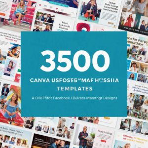 The Only Design Kit Your Business Will Ever Need 3500+ Social Media Templates 100% Editable in Canva with PLR & MRR Rights: Professional Designs in Minutes!