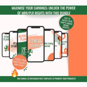 ✅ DFY Digital Product Bundle – Ready-to-Sell eBooks, Canva Templates & Weight Loss Planners (PLR Included!)