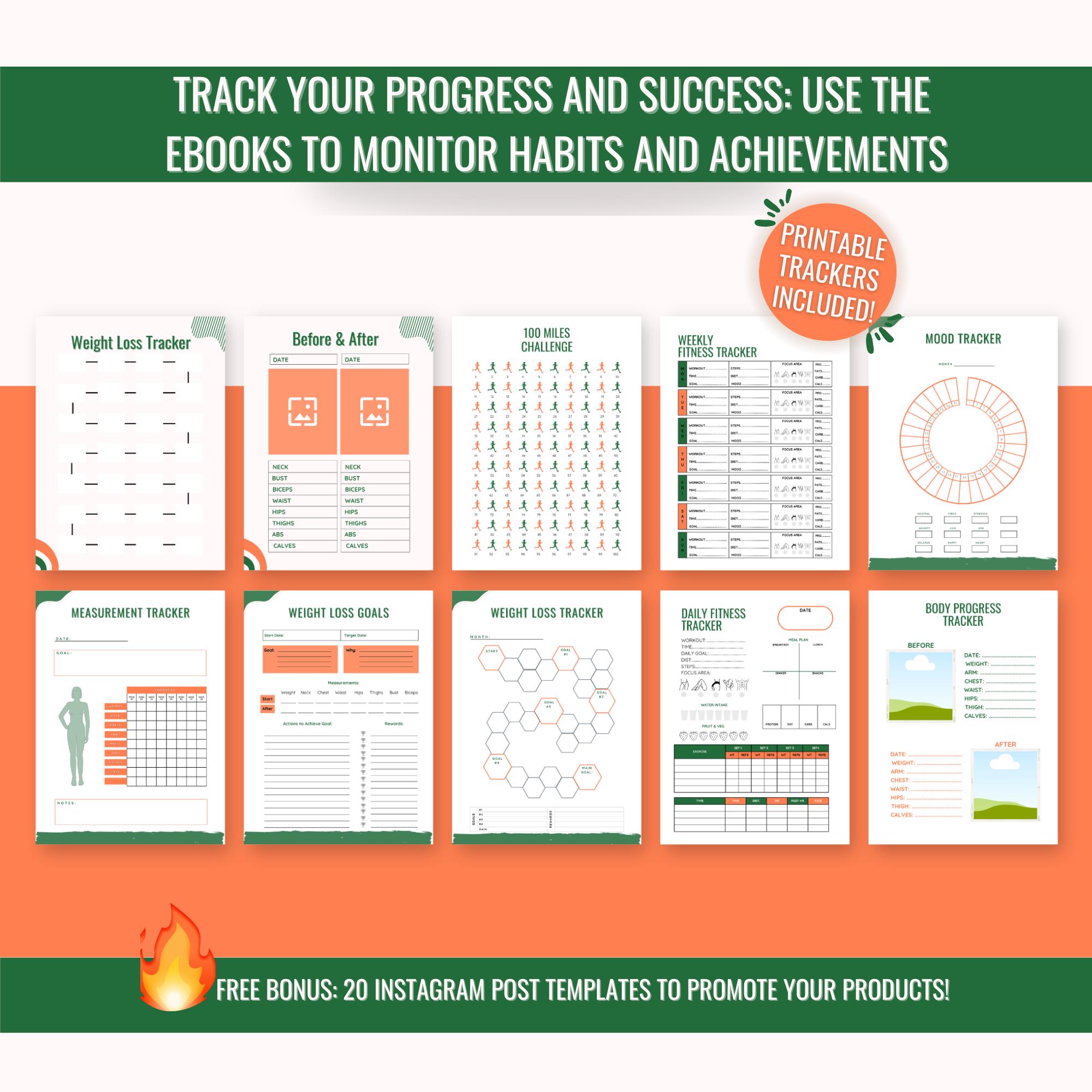 ✅ DFY Digital Product Bundle – Ready-to-Sell eBooks, Canva Templates & Weight Loss Planners (PLR Included!) - Image 4