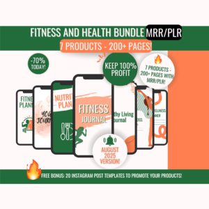 ✅ DFY Digital Product Bundle – Ready-to-Sell eBooks, Canva Templates & Weight Loss Planners (PLR Included!)